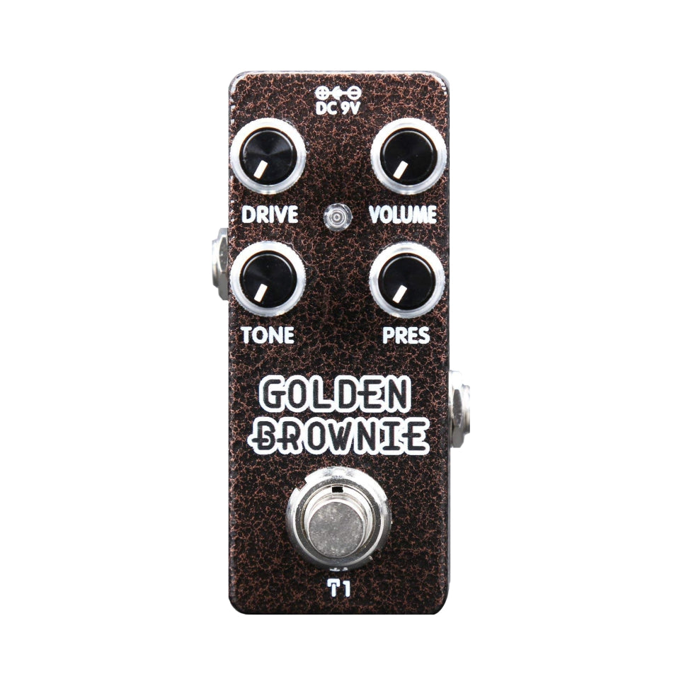 Xvive Golden Brownie T1 Distortion Guitar Effect Pedal