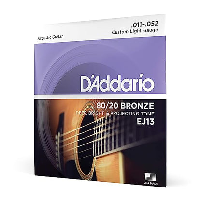 D'Addario 80/20 BRONZE Acoustic Guitar Strings